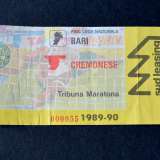 Tutto per� ebbe fine nel 1990, quando la squadra si trasfer� nel pi� moderno e grande San Nicola. Il 22 aprile di quell�anno, contro la Cremonese, fu disputato l�ultimo incontro di campionato al Della Vittoria